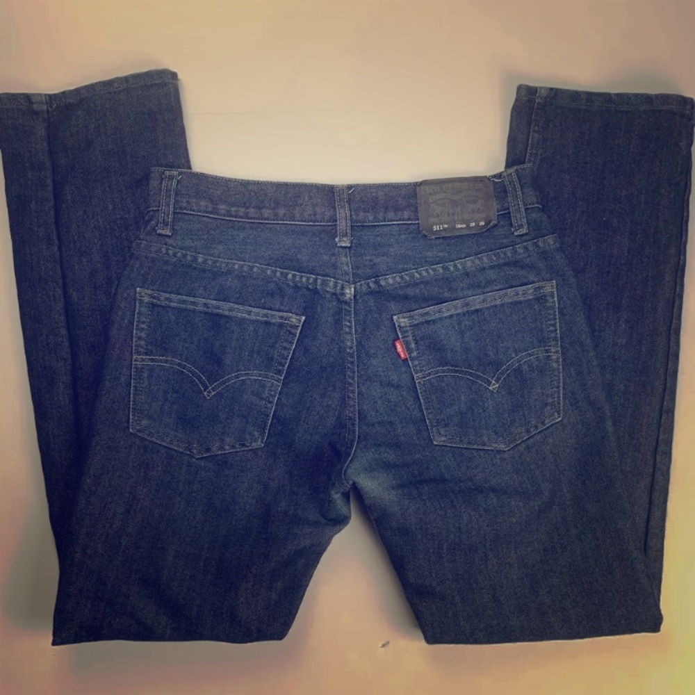 Levis 511 Mens 29 x 29 Jeans Skinny Dark Wash U